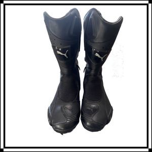 EUC!! PUMA Motorcycle Riding Boots, Black Size 13